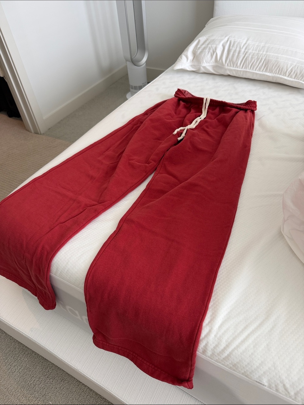 Brandy Melville red sweatpants - Picture 2 of 3